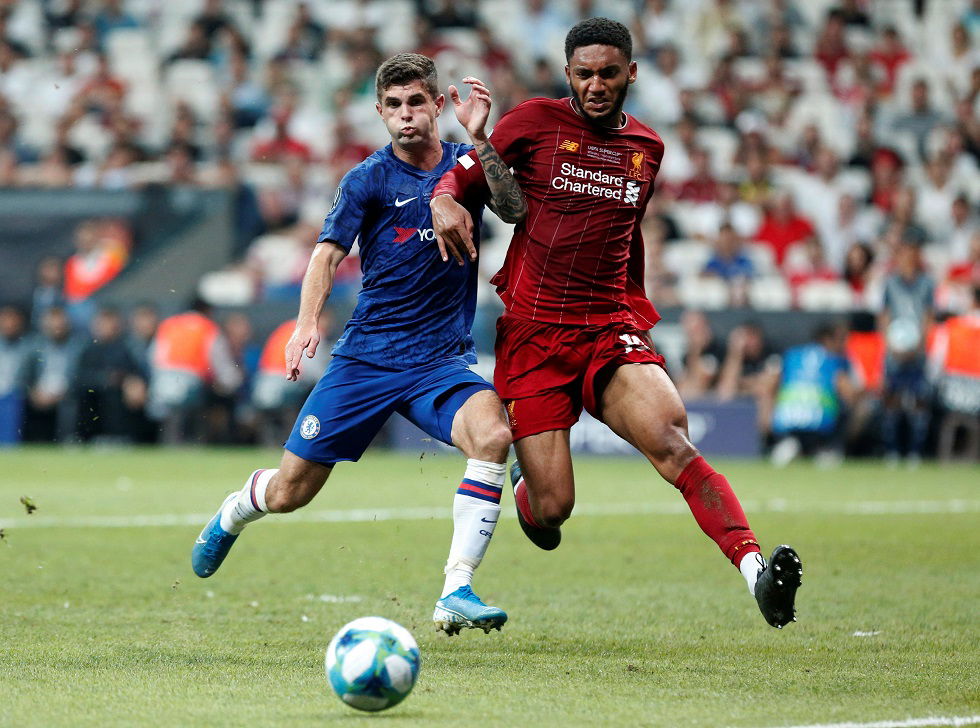 Joe Gomez is the third fastest Liverpool player now – 21.6 mph