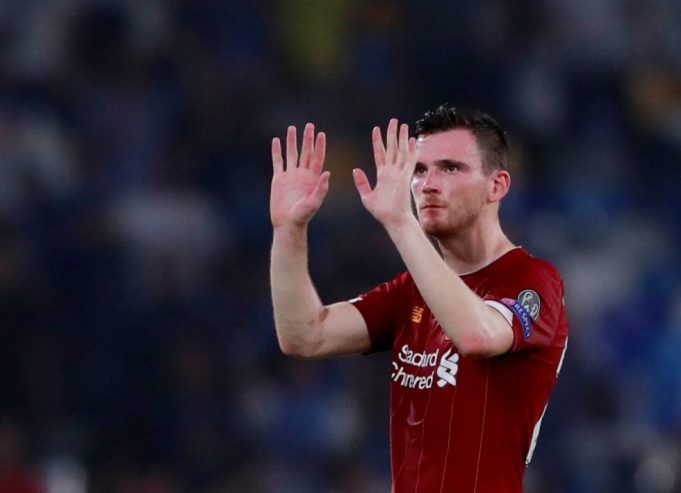 Andy Robertson dismisses quadruple talks this season