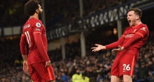 Andy Robertson breaks the ice after all the transfer links regarding Mo Salah this summer
