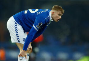 Liverpool told to sign Everton midfielder Jarrad Branthwaite